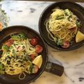 ナピト's cooksnap of when they made トマトとアボカドと塩昆布の冷製パスタ.