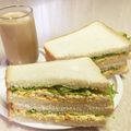hash五阡円屋絽地's cooksnap of when they made ＊ランチに＊卵とレタスのサンドイッチ＊.
