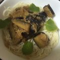 yurippii's cooksnap of when they made ＊簡単＊ナスのおろしぶっかけソーメン♡.