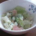 あるまじーろ♪'s cooksnap of when they made ビニール袋でお手軽♡ライスシェイクサラダ.