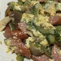 tanoyuki's cooksnap of when they made めんつゆで簡単！ゴーヤとしめじの卵炒め.