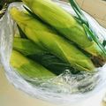 crystaI's cooksnap of when they made トウモロコシ★レンジで簡単(๑´ڡ`๑).