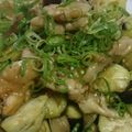 あ's cooksnap of when they made あっさりポンズ、豚肉の炒め物.