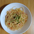 akahachi's cooksnap of when they made 釜揚げしらすと桜えびのペペロンチーノ.