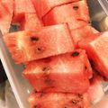 もちゅさん's cooksnap of when they made 【時短】冷蔵庫すっきり！スイカ下処理♡.