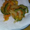 はなさんキッチン's cooksnap of when they made 子供もぺろり。ゴーヤのかき揚げ.