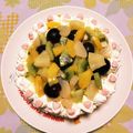 クックONMTUT☆'s cooksnap of when they made フルーツデコレーションケーキ.