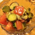 june1976's cooksnap of when they made 茄子トマトキュウリの夏野菜マリネ.