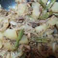 トミミカ's cooksnap of when they made 夕顔とサバ缶の炒め物.