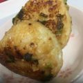 mk2s's cooksnap of when they made チーズがとろ～っ♪ネギ味噌焼きおにぎり☆.