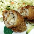 パパの手料理☆'s cooksnap of when they made にんにく味♪椎茸の豚肉巻きフライ☆.