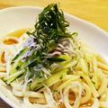 hamupuchi's cooksnap of when they made 夏バテ防止！冷やし梅しらすうどん＾＾b.