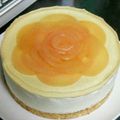 さく助さん's cooksnap of when they made 桃の薔薇レアチーズケーキ.