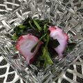 JUNTA☆LOVE's cooksnap of when they made 金時草（きんじそう）とタコの酢の物.