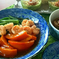 シエのママ's cooksnap of when they made 本当に旨い！赤南瓜とオクラの海老あんかけ.