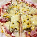 マナたんママ☆'s cooksnap of when they made *ﾌﾗｲﾊﾟﾝde即席ピザ 発酵なし*.