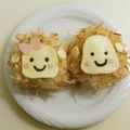 mami99's cooksnap of when they made お弁当に☺可愛い❤おさるのおにぎり.