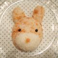 はなプリン's cooksnap of when they made ☆　キャラ弁に　うさぎのふうせん　☆.