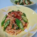 氷室☆蘭's cooksnap of when they made 夏にぴったり！トマトとオクラの冷製パスタ.
