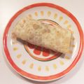 ラクラクダ's cooksnap of when they made 春巻きの皮deごまあん巻き(*◔‿◔).