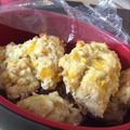 ぽん1208's cooksnap of when they made マンゴーいっぱいスコーン.