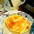あき姫ちゃん's cooksnap of when they made ふわっ*もちっ *しっとりホットケーキ♡.