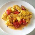 チェシャー's cooksnap of when they made ハーブが香る♫トマトの卵炒め.
