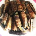 hosamina's cooksnap of when they made 生姜香るなすの肉巻き.