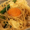 まらかっちん's cooksnap of when they made ランチに簡単♪カマンベールの卵かけパスタ.