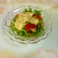 ☆なあなクック☆'s cooksnap of when they made 梅マヨ＊水菜とトマトとツナの簡単サラダ.
