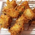 碧乃ママ☆'s cooksnap of when they made 【農家のレシピ】オクラと玉ねぎの串カツ.