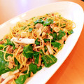 歌屋かーちゃん's cooksnap of when they made つるむらさきとエリンギの和風パスタ.