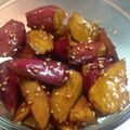 bechi＊'s cooksnap of when they made フライパンde揚げない大学芋♡.