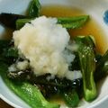 みほほ☆'s cooksnap of when they made 丸ごとピーマンの揚げ浸し.