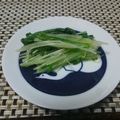 ダイナマイト漆黒's cooksnap of when they made サッパリ！水菜と塩ぽん酢の上品おひたし.