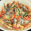 ガッキーパパ's cooksnap of when they made 豆アジの南蛮漬け.