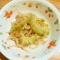 ふんぼるとペンギン's cooksnap of when they made レンジで簡単!!ゴーヤともやしのナムル.