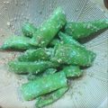 うさぎのギック's cooksnap of when they made ささげのごま和え.