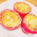クック9N4X6W☆'s cooksnap of when they made 丸ごとトマトのミートグラタン♪.