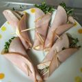 ♪チビ♪'s cooksnap of when they made ブロッコリースプラウトでハムマヨ巻き♪.