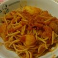 ゆえびび's cooksnap of when they made じゃがいもとウインナーのトマトパスタ.