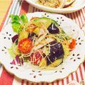 うっぴぃ's cooksnap of when they made 【京都丹波】揚げなすと夏野菜の春雨サラダ.