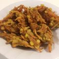 papikun's cooksnap of when they made にんじんとコーンのかき揚げ.