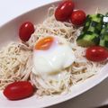 あいぱんまん○'s cooksnap of when they made ごまだれ★ぶっかけたまごそうめん.
