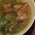 きゃんきち's cooksnap of when they made レモン香る*レタスと豚のアジアンスープ♪.