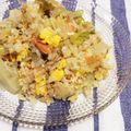 ＊marble＊'s cooksnap of when they made 焼き鮭とシャキシャキレタスのチャーハン.