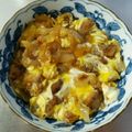 uni☆cm's cooksnap of when they made 余った焼き鳥をアレンジ！簡単親子丼。.