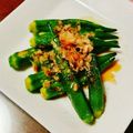 カレンガール's cooksnap of when they made オクラのマヨポン焼き♪.