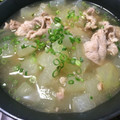 ぷーとんR's cooksnap of when they made 簡単☆材料3つの冬瓜と豚肉のとろとろ煮.