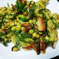 ばぶﾁｬﾝ's cooksnap of when they made 大量消費！ピーマンとコーンのかき揚げ.